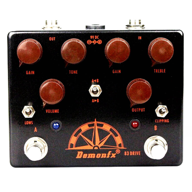 Demonfx 83 DRIVE guitar effect pedal Overdrive BLUES BREAKER And