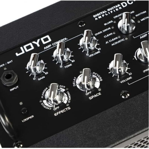 JOYO DC-15S Battery Powered Guitar Amplifier with Multi-Effects Looper BT Switch - Image 2