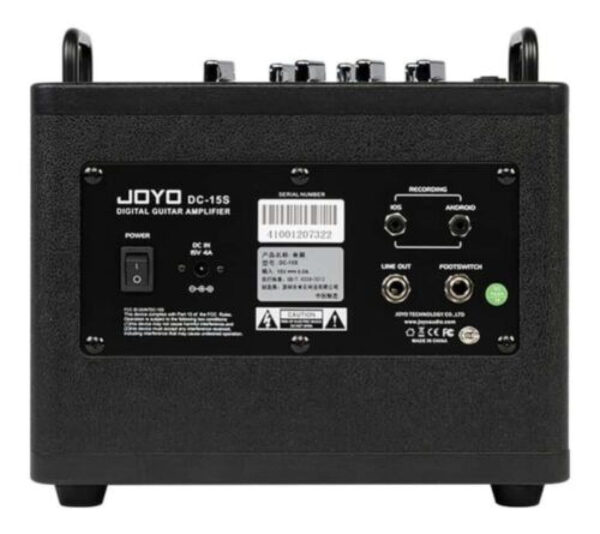 JOYO DC-15S Battery Powered Guitar Amplifier with Multi-Effects Looper BT Switch - Image 5
