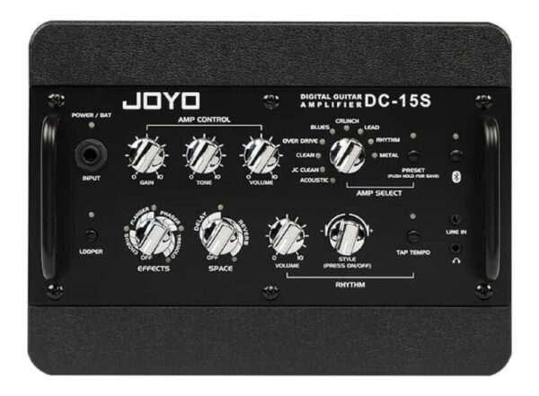 JOYO DC-15S Battery Powered Guitar Amplifier with Multi-Effects Looper BT Switch - Image 6