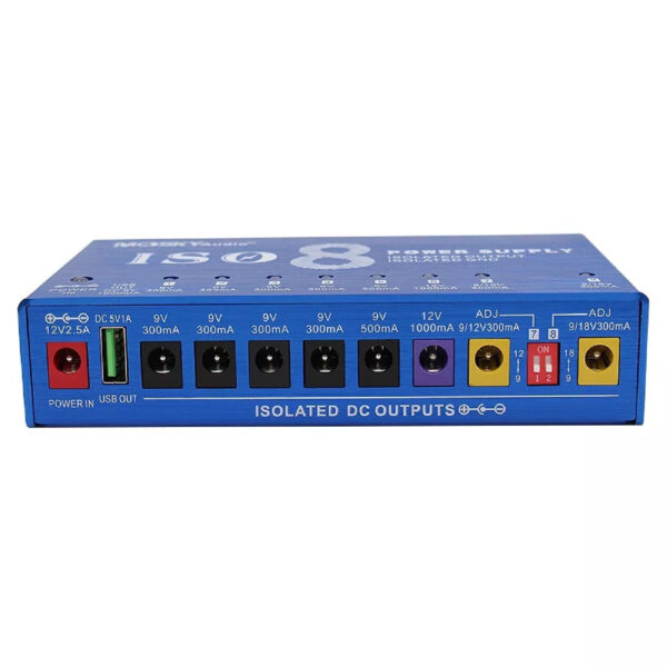 Mosky ISO-8 Guitar Effects Pedal Power Supply For 9V 12V 18V Isolated Outputs - Image 4