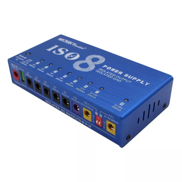 Mosky ISO-8 Guitar Effects Pedal Power Supply For 9V 12V 18V Isolated Outputs - Image 2