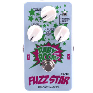BIYANG FZ-10 Fuzz Star 3 Modes of Fuzz and Dist Baby Boom Series Guitar Effect Pedal True Bypass