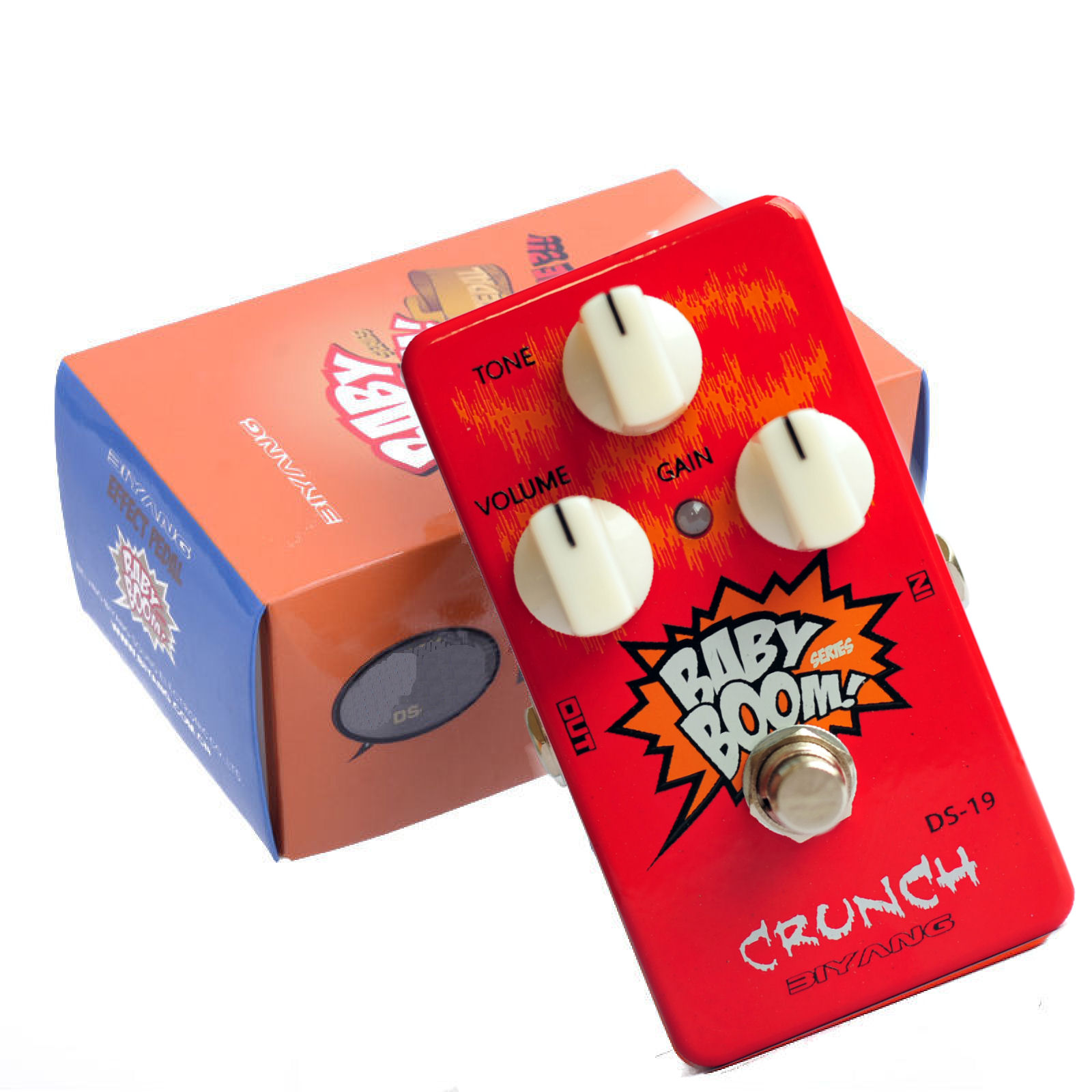 BIYANG DS-19 Crunch Distortion Baby Boom Series Guitar Effect Pedal True Bypass - Image 2