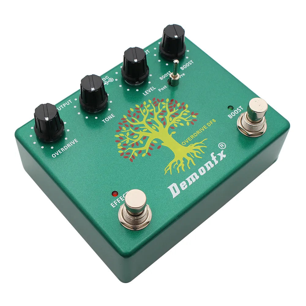 Demonfx DF8 Overdrive + Booster IBZ Style Guitar Effect Pedal - Image 2