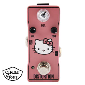 Circle Of Tone Distortion Hello Kitty Series 4 Guitar or Bass FX Pedal True Bypass DIST/VOL/TONE