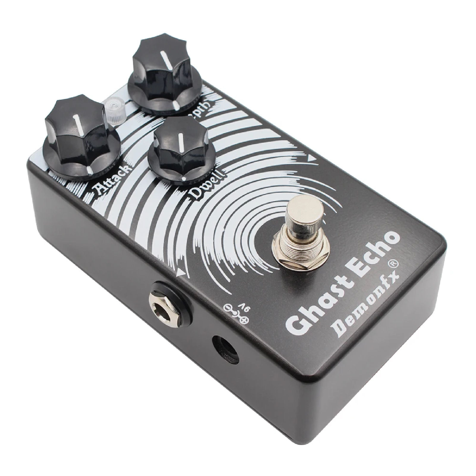 Demonfx Ghast Echo Chamber Springy Reverb Guitar Effect Pedal - Image 3