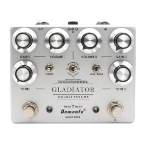 Demonfx GLADIATOR DOUBLE PREAMP Guitar Effect Pedal