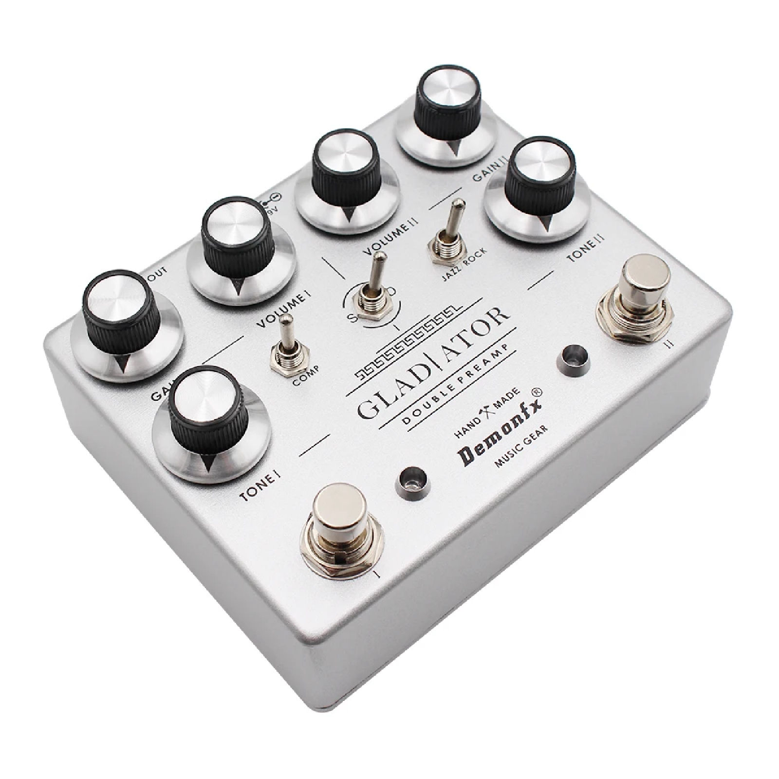 Demonfx GLADIATOR DOUBLE PREAMP Guitar Effect Pedal - Image 2