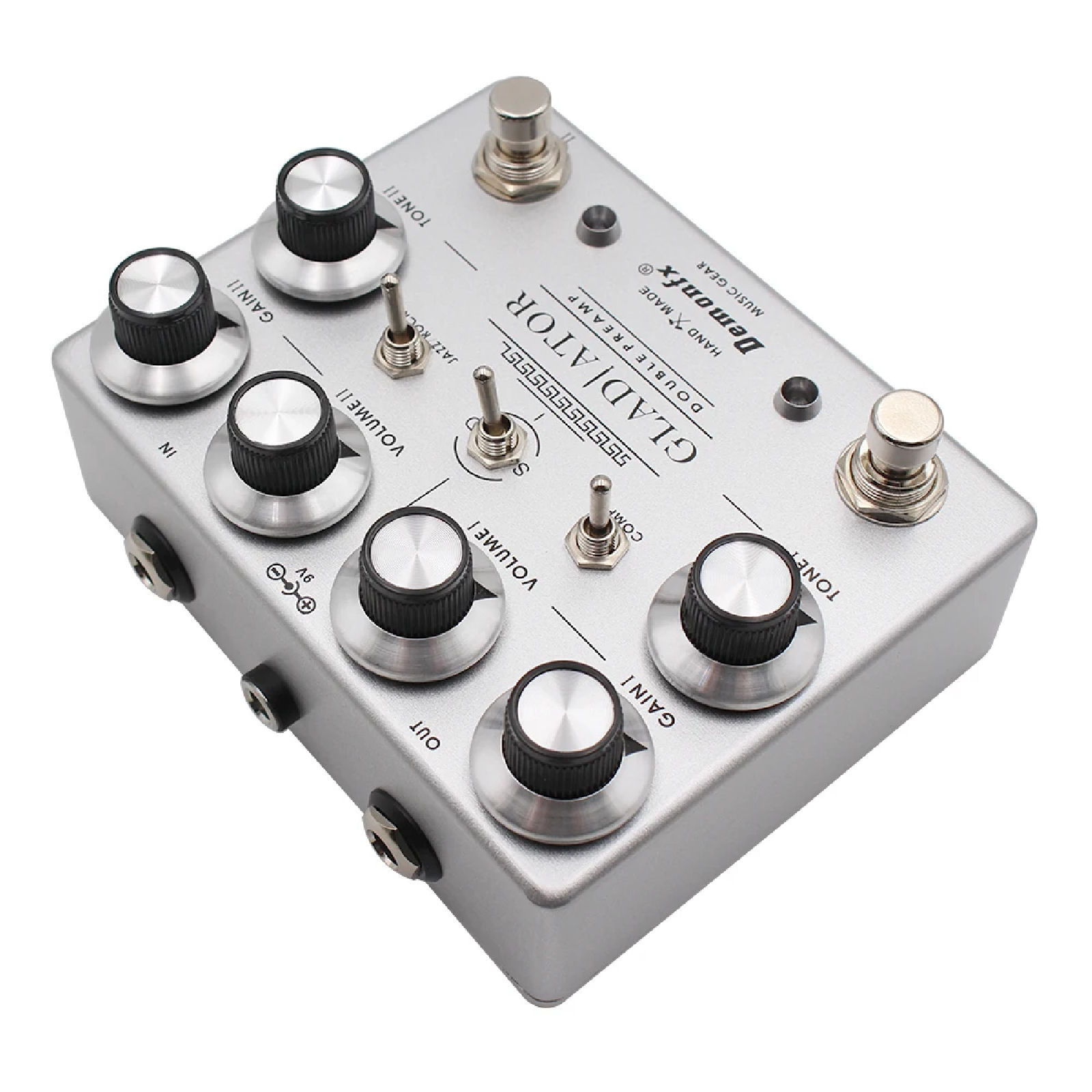 Demonfx GLADIATOR DOUBLE PREAMP Guitar Effect Pedal - Image 4