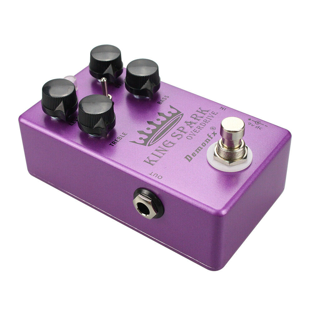 Demonfx King Spark Handmade Professional Overdrive Booster Guitar Effects Pedal - Image 2