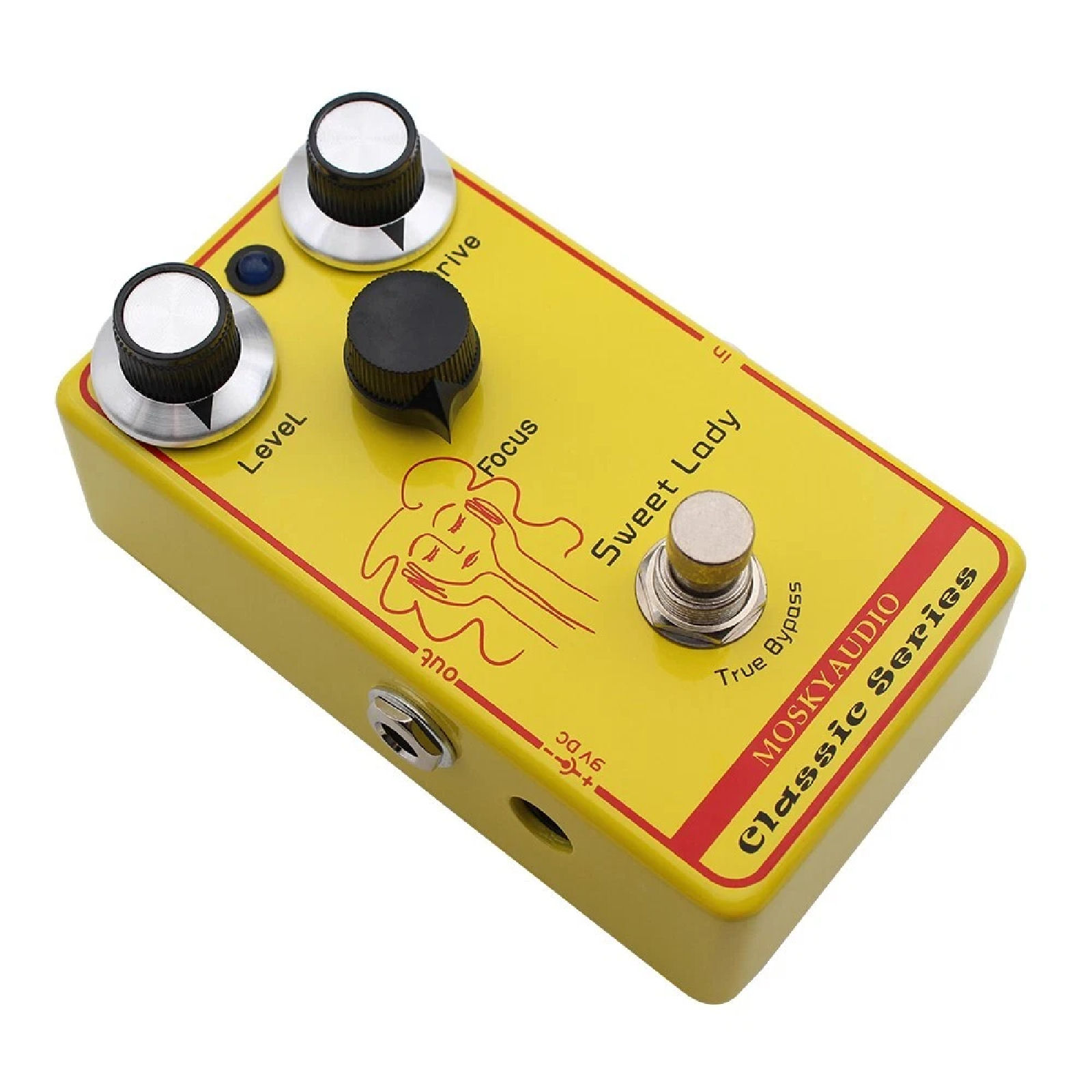 Mosky Sweet Lady Hand-wired Professional Overdrive Sweet Honey Guitar Effects Pedal - Image 3