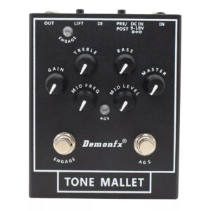 Demonfx Tone Mallet Bass Effect Pedal High quality Tone Mallet Pre-Amp / DI Box