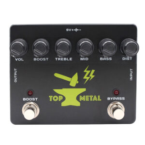MOSKY TOP METAL Heavy Metal Boost Guitar Pedal Effect Stompbox 3 Band EQ Control