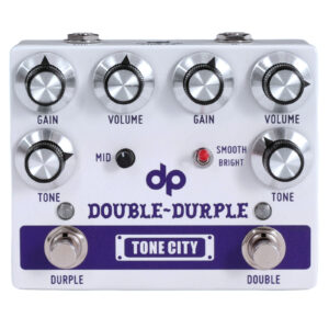 Tone City DOUBLE DURPLE Peter “DANISH PETE” HONORÉ Dual Overdrive Pedal