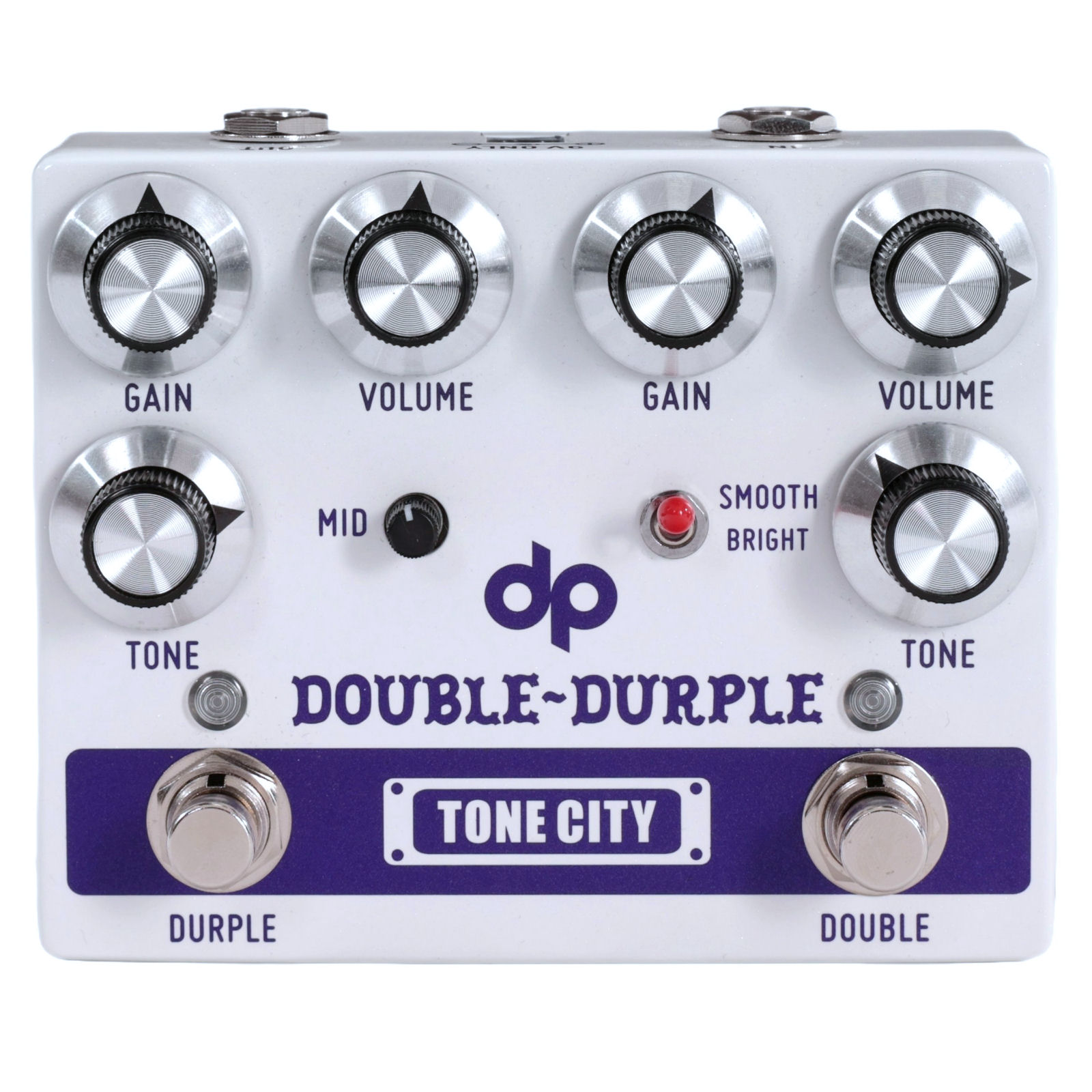 Tone City DOUBLE DURPLE Peter “DANISH PETE” HONORÉ Dual Overdrive Pedal