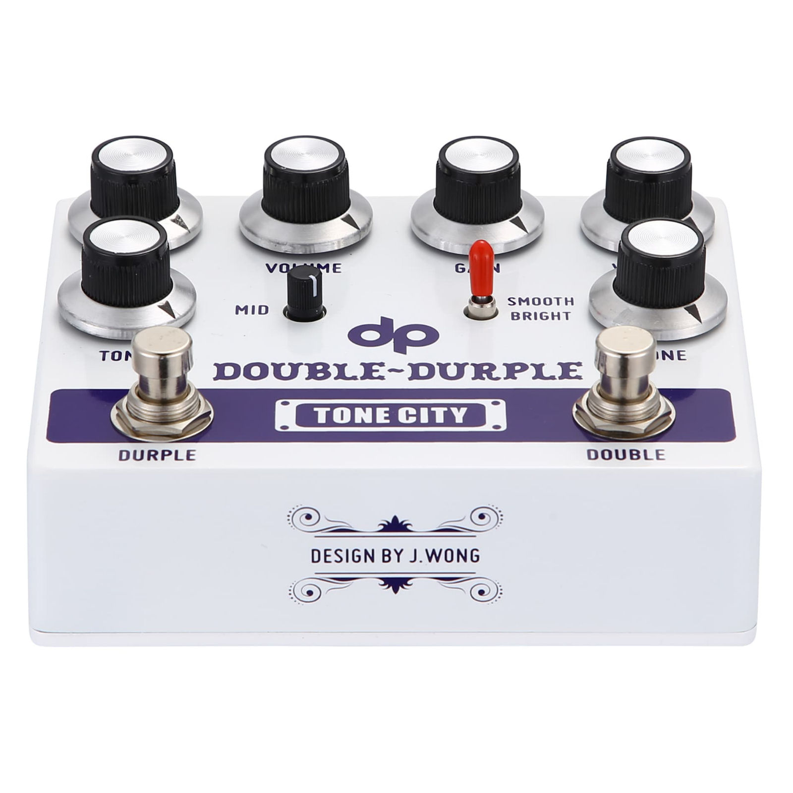 Tone City DOUBLE DURPLE Peter “DANISH PETE” HONORÉ Dual Overdrive Pedal - Image 3
