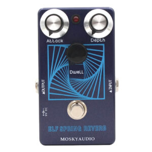 Mosky ELF Spring Reverb Vintage Voiced Reverb Guitar Pedal Attack Depth Dwell Guitar FX Pedal True Bypass