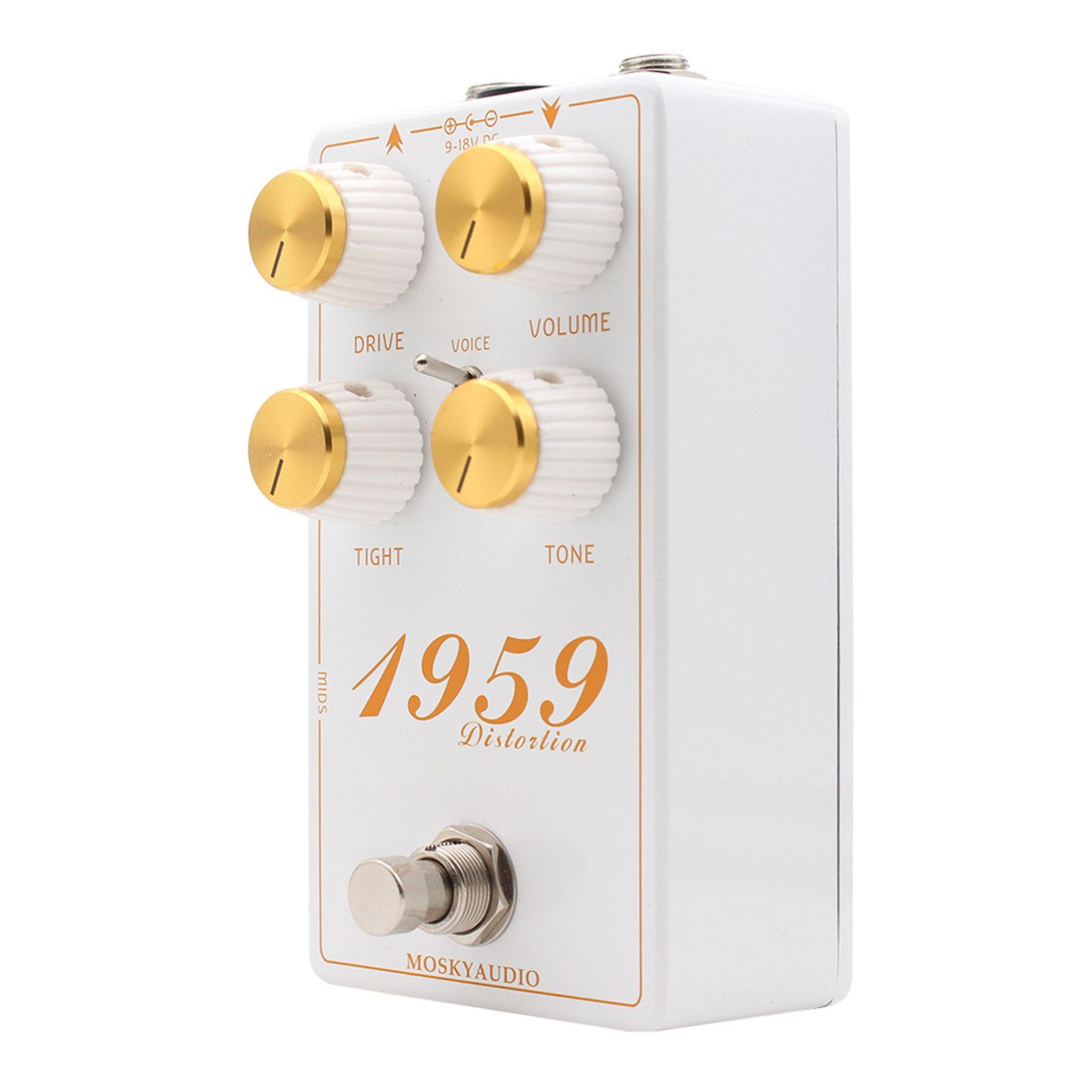 Mosky 1959 Distortion Pedal True Bypass Can Operate on 9V–18V power supply - Image 4