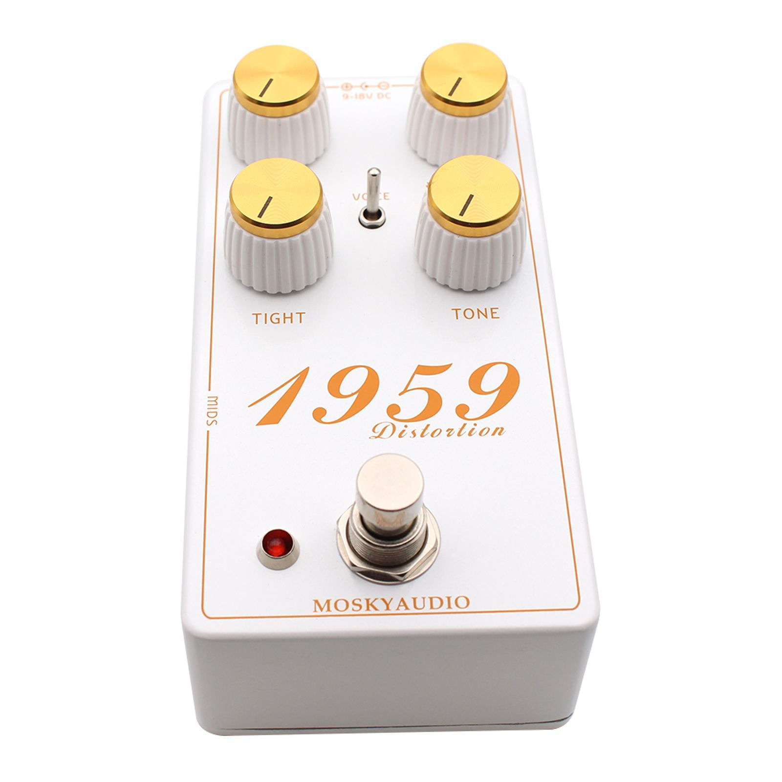 Mosky 1959 Distortion Pedal True Bypass Can Operate on 9V–18V power supply - Image 3