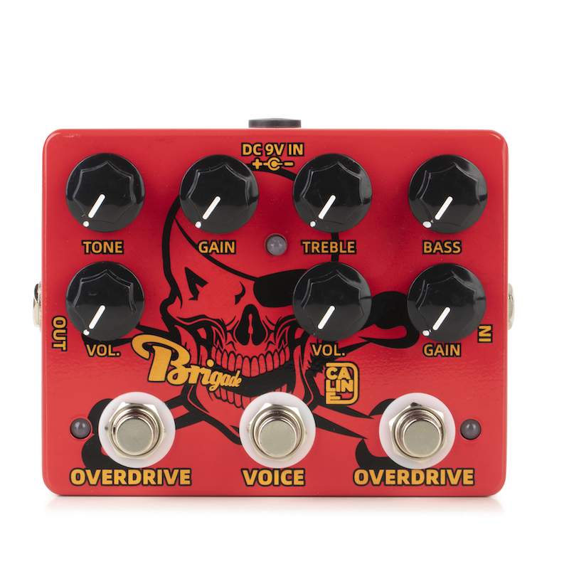 Caline DCP-07 "Brigade" Dual Overdrive Guitar Effect Pedal 3 Switches