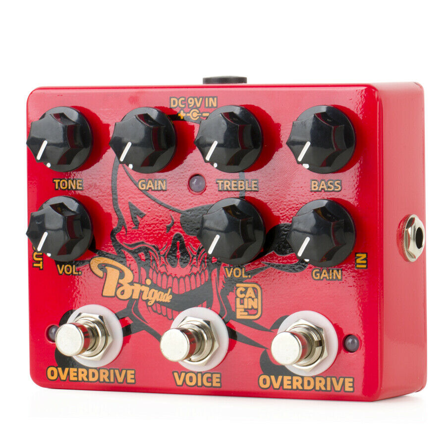 Caline DCP-07 "Brigade" Dual Overdrive Guitar Effect Pedal 3 Switches - Image 2
