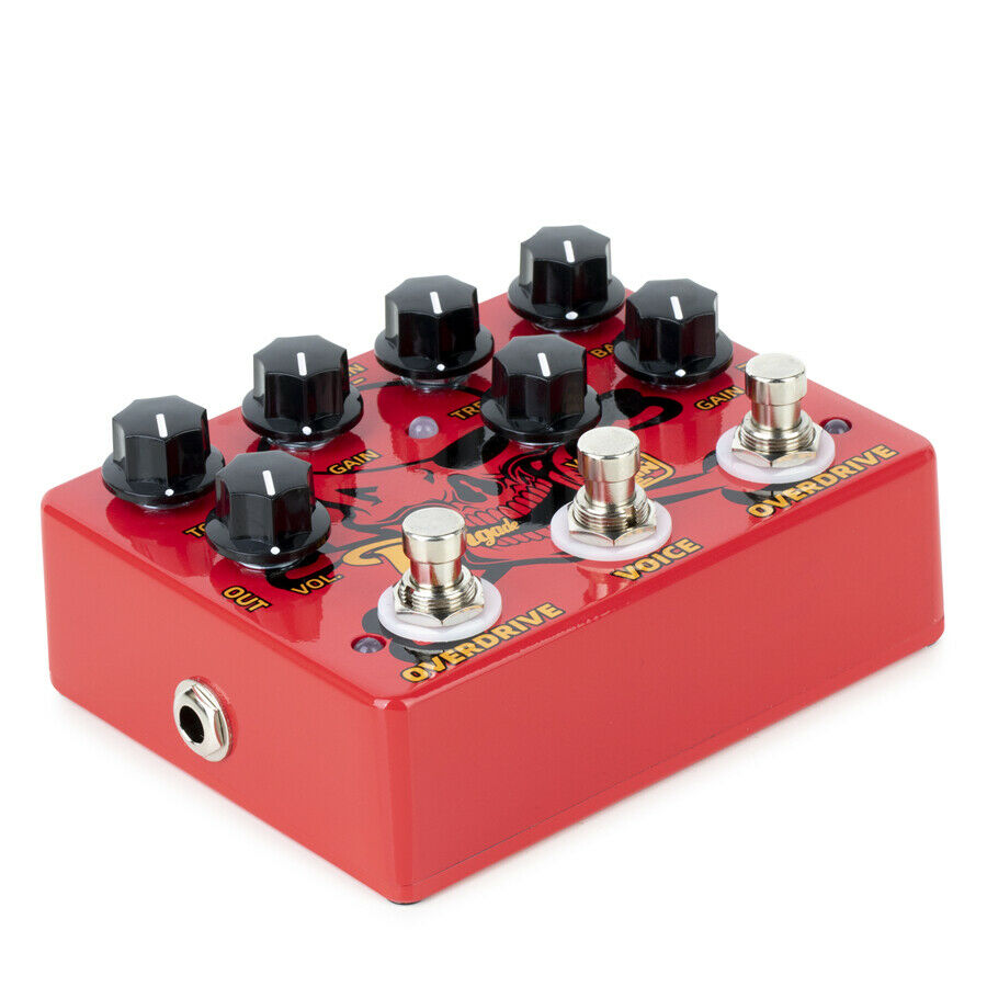 Caline DCP-07 "Brigade" Dual Overdrive Guitar Effect Pedal 3 Switches - Image 4