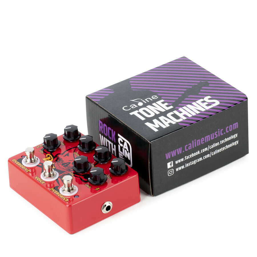 Caline DCP-07 "Brigade" Dual Overdrive Guitar Effect Pedal 3 Switches - Image 5