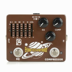 Caline DCP-10 Steller EQ Compressor BASS/Guitar Effect Pedal True bypass