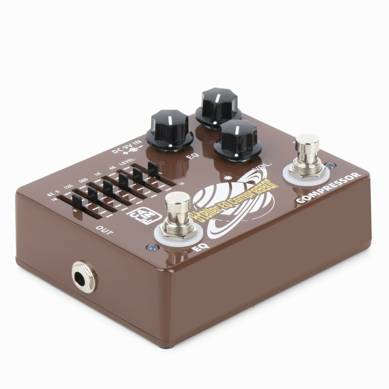 Caline DCP-10 Steller EQ Compressor BASS/Guitar Effect Pedal True bypass - Image 5