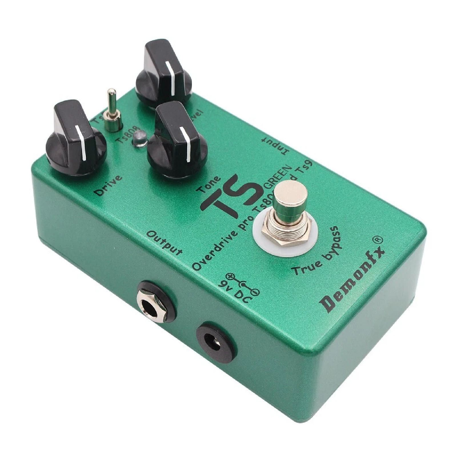 Demonfx TS GREEN Overdrive TS808/TS9 Guitar Effect Pedal Drive Booster - Image 7
