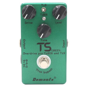 Demonfx TS GREEN Overdrive TS808/TS9 Guitar Effect Pedal Drive Booster
