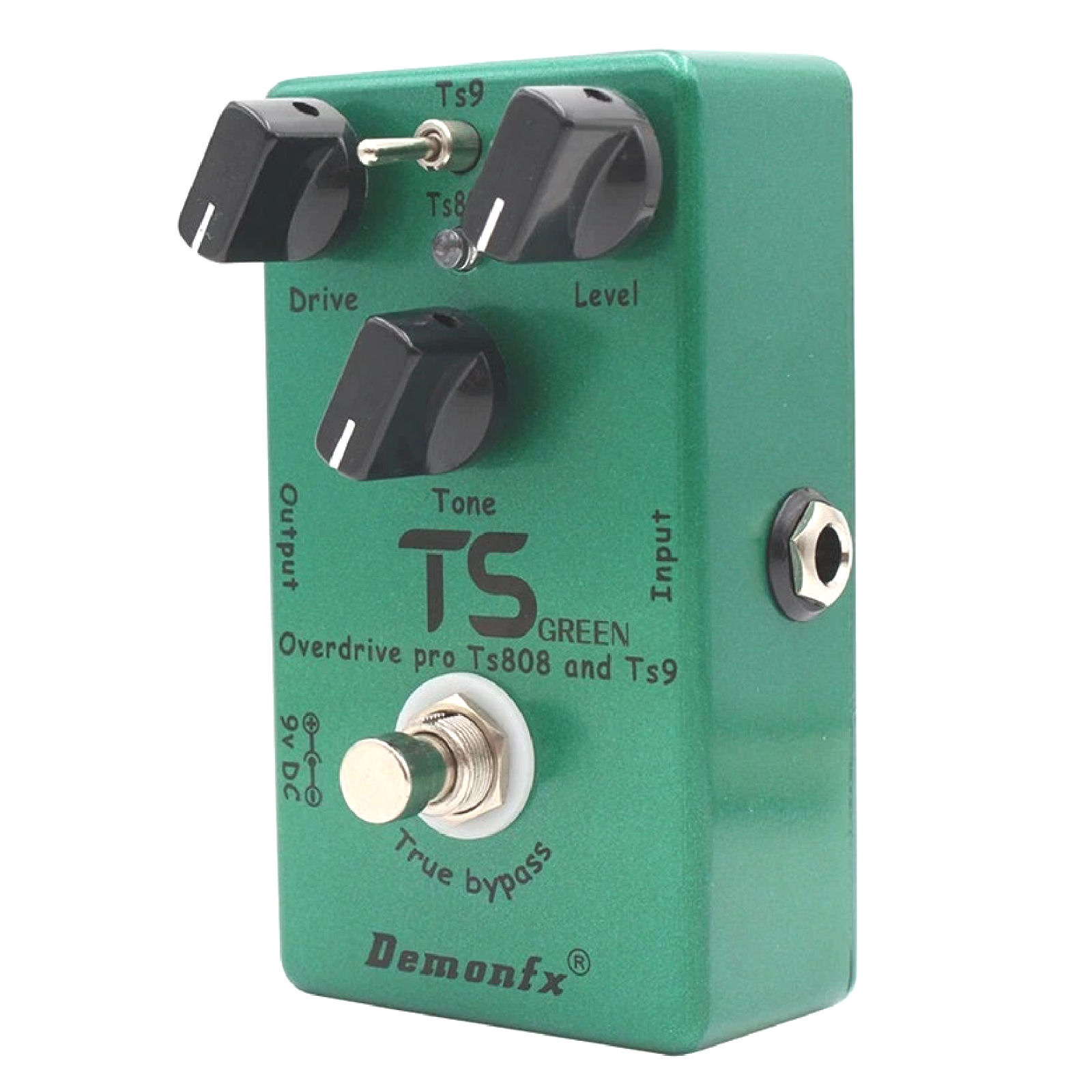 Demonfx TS GREEN Overdrive TS808/TS9 Guitar Effect Pedal Drive Booster - Image 6