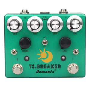 Demonfx TS Breaker Guitar Effect Pedal 2 Overdrives BLUES-BREAKER And TS9 in one