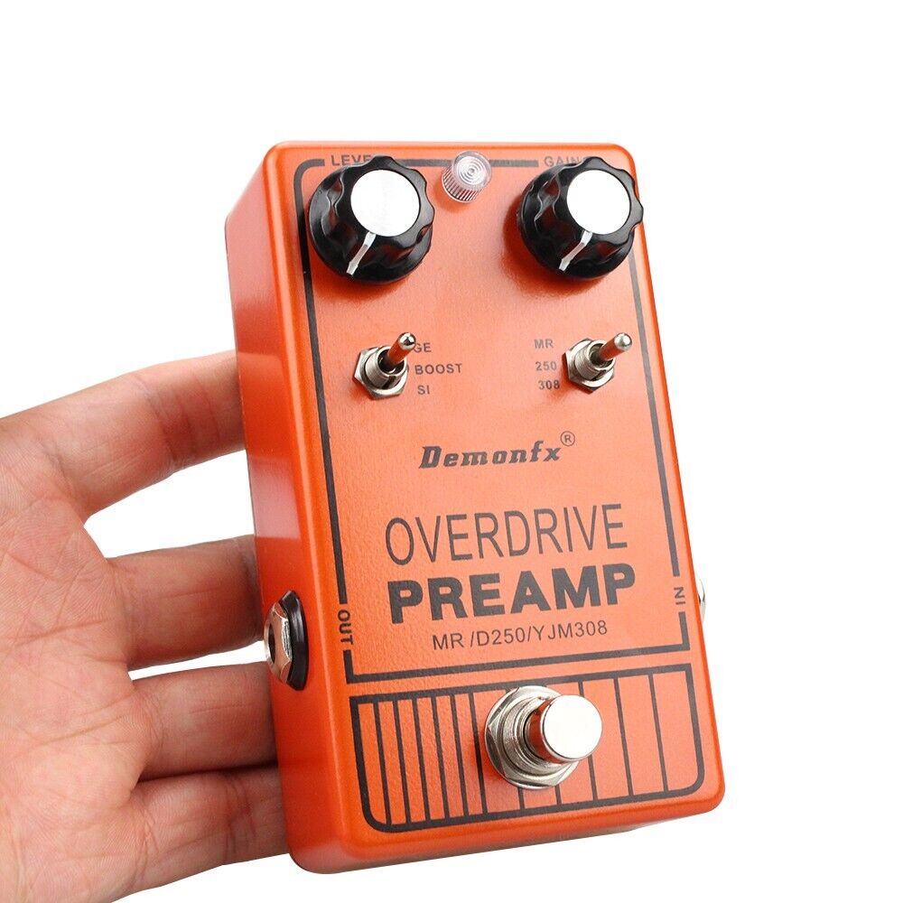 Demonfx YJM308 Multi Toggle Overdrive Preamp Guitar Effect Pedal - Image 3