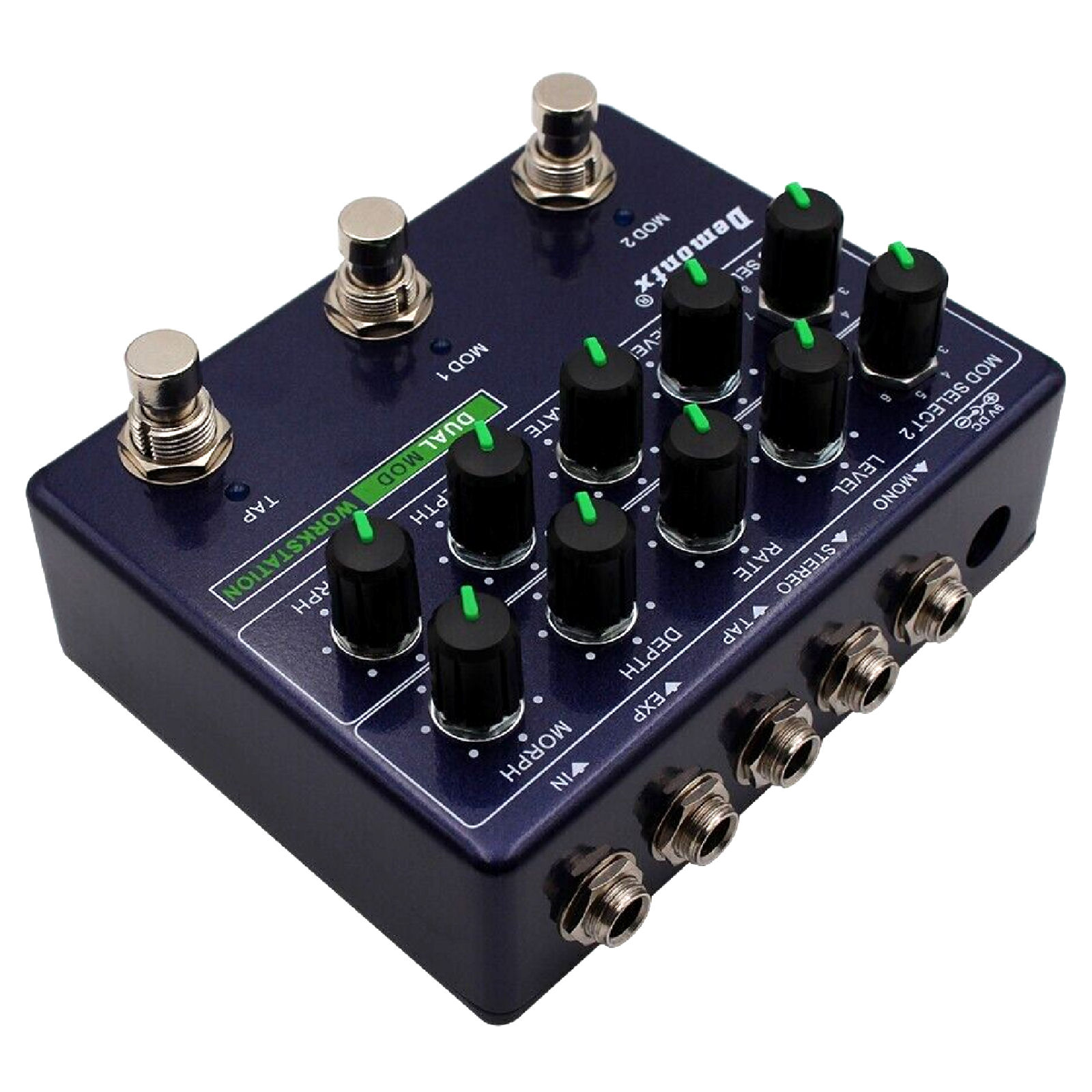 Demonfx DUAL MOD WORKSTATION Numerous Options Guitar Multi Modulation FX Pedal - Image 6