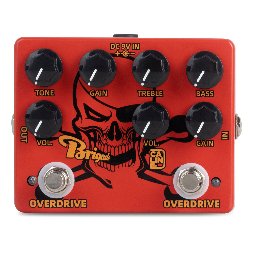 Caline DCP-07 "Brigade" Dual Overdrive Guitar Effect Pedal 2 Switch vers