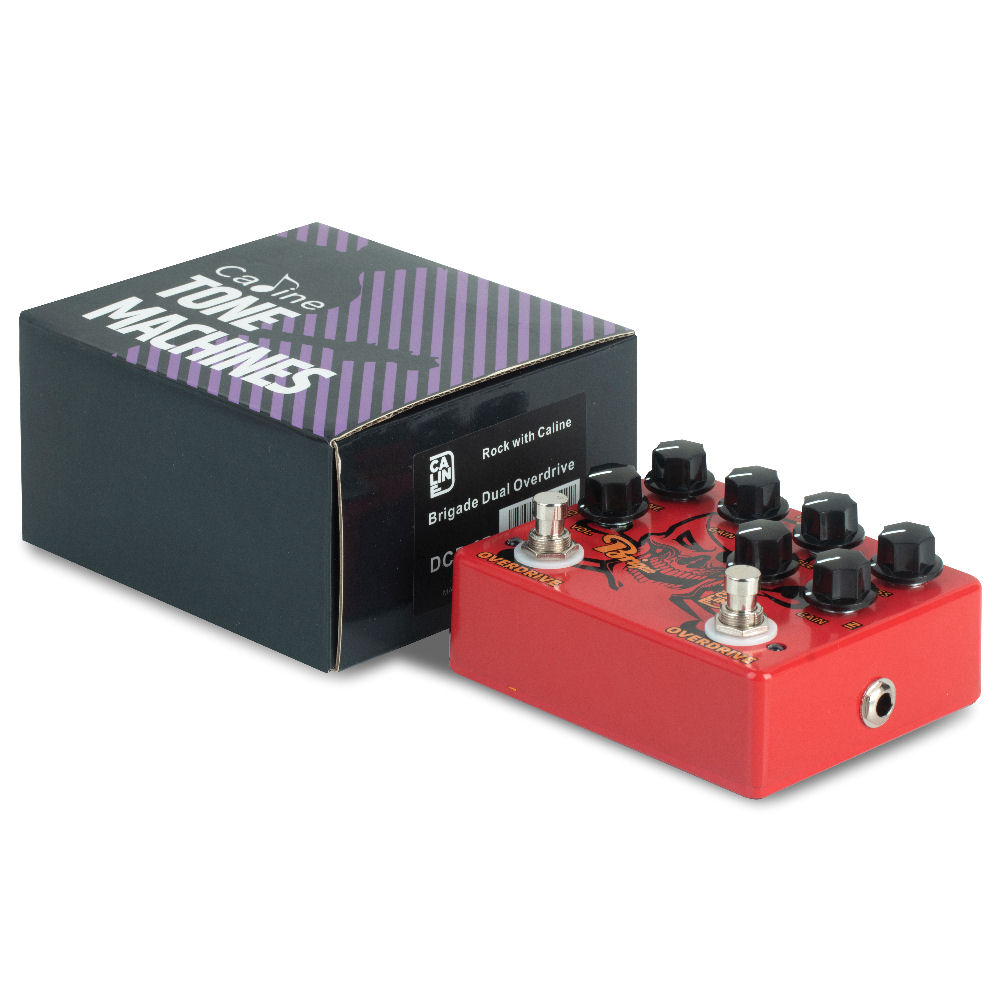 Caline DCP-07 "Brigade" Dual Overdrive Guitar Effect Pedal 2 Switch vers - Image 3