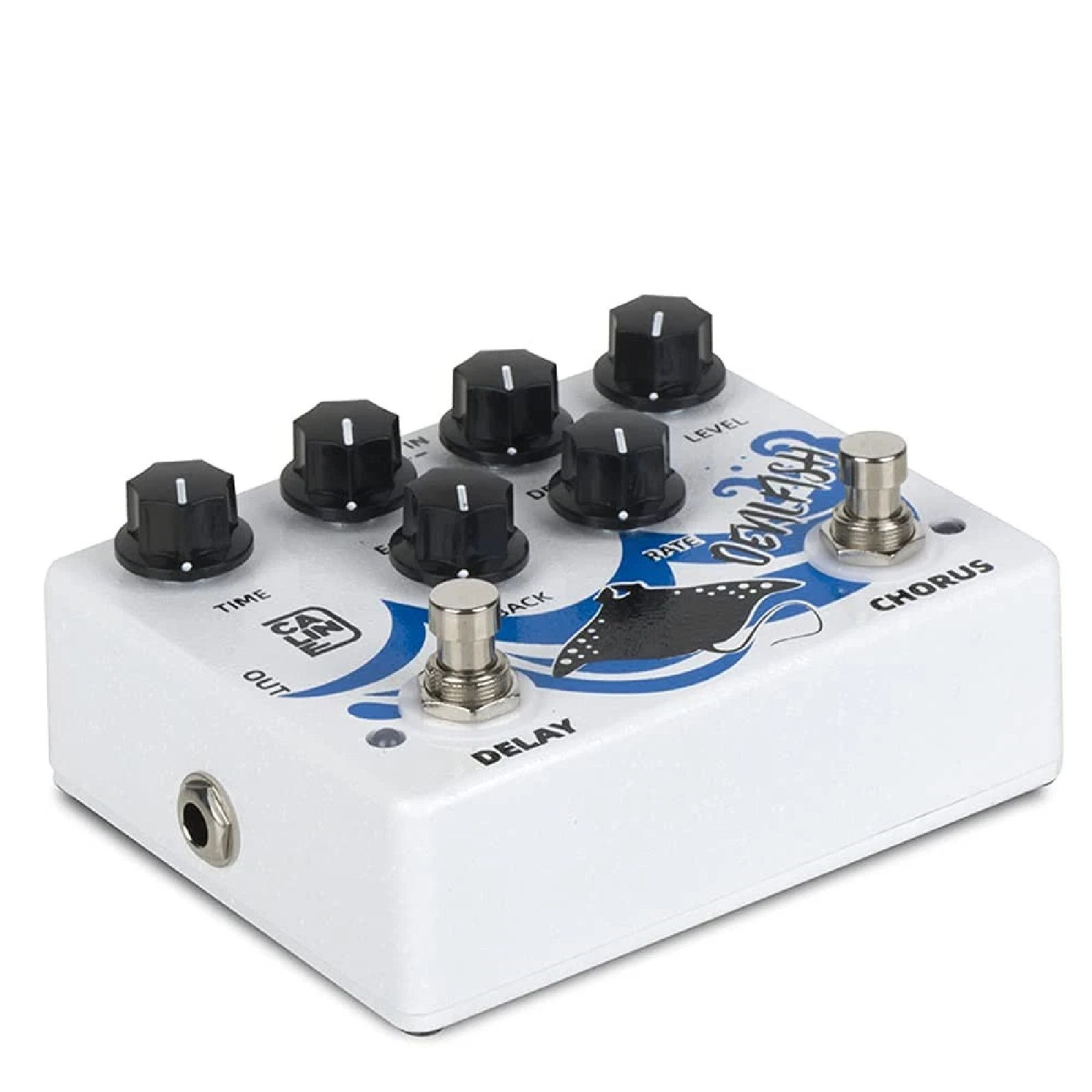 Caline DCP-03 Devilfish Chorus Delay Dual Guitar Effects Pedal - Image 2