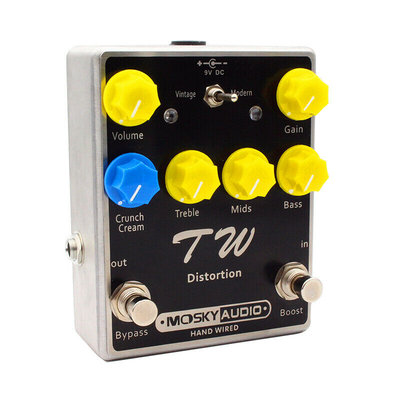 MOSKY TW Hand-Made 5150 Style Guitar Effect Pedal PRO Distortion DIP - Image 4