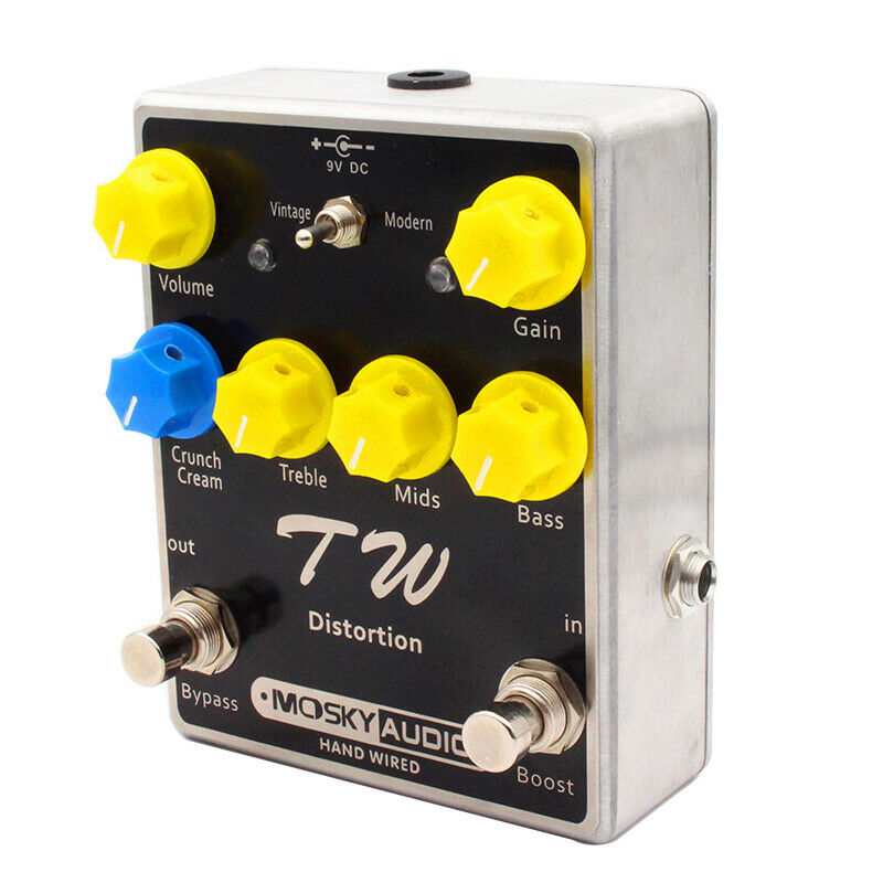 MOSKY TW Hand-Made 5150 Style Guitar Effect Pedal PRO Distortion DIP - Image 3