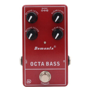 Demonfx OCTA BASS Analog Bass Octave Effect Pedal