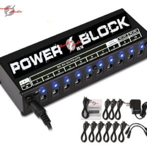 Thunder Audio Power Block HB/10 Power Supply 10 Isolated Output 9V 12V 18V-by Hot Box Pedals