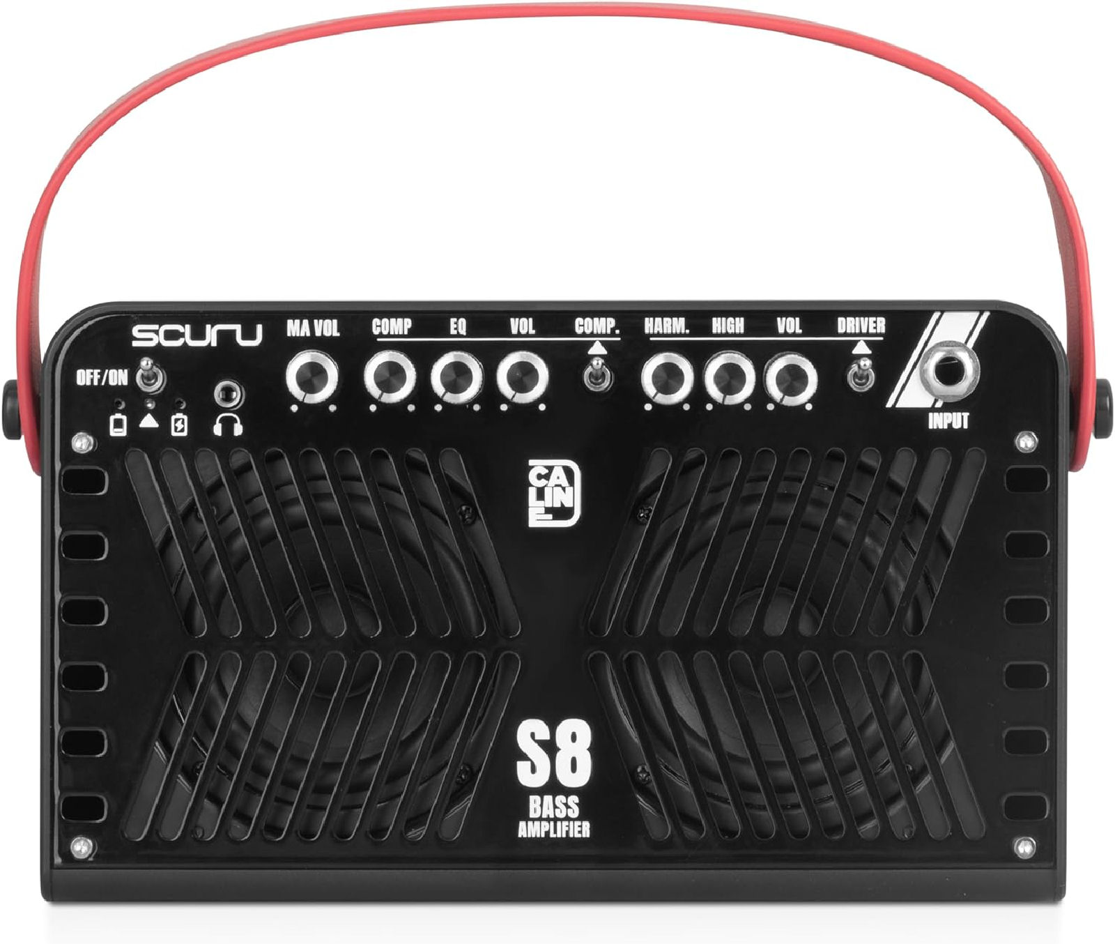 Caline Scuru S8B 20W Bass Amplifier Portable Bass Guitar Practice Amp Built IN Battery