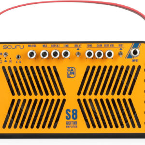 Caline Scuru S8G portable guitar amplifier with Bluetooth and Effects Portable Practice Amp Battery