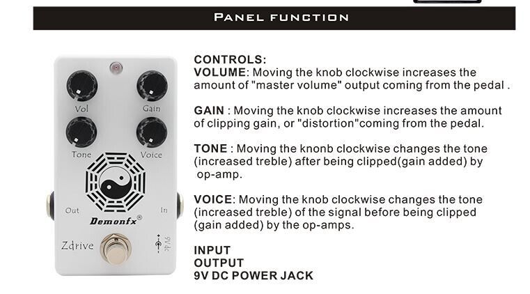 Demonfx Zdrive Hand-wired Professional Overdrive Booster Guitar Effects Pedal - Image 5